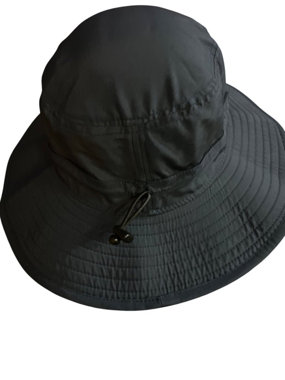 Ascend Wide Brim Bucket Hat Navy Adjustable Chin Strap Used - Picture 3 of 9